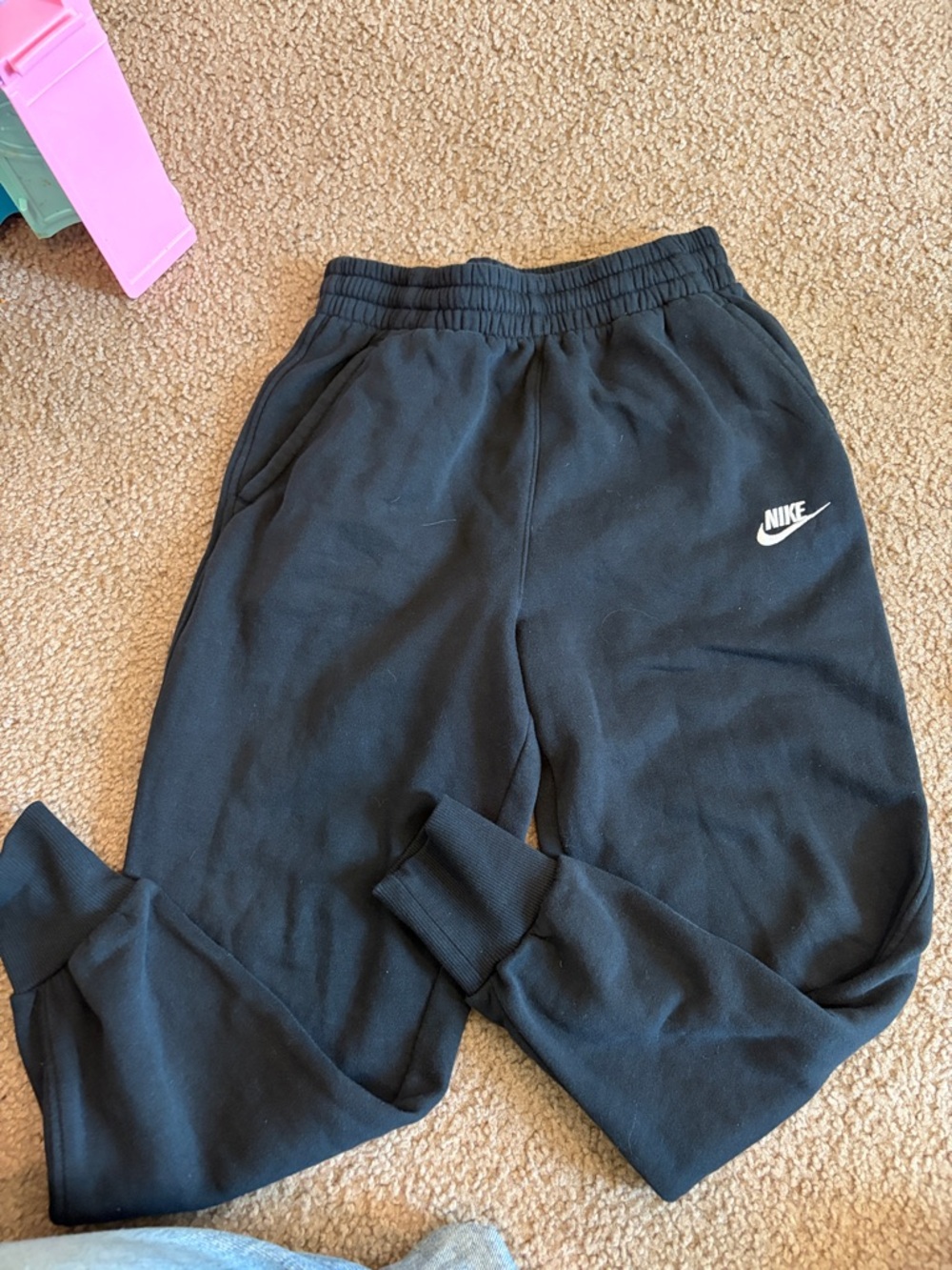 CB1 Kids MD B/W Nike Cotton Joggers EUC